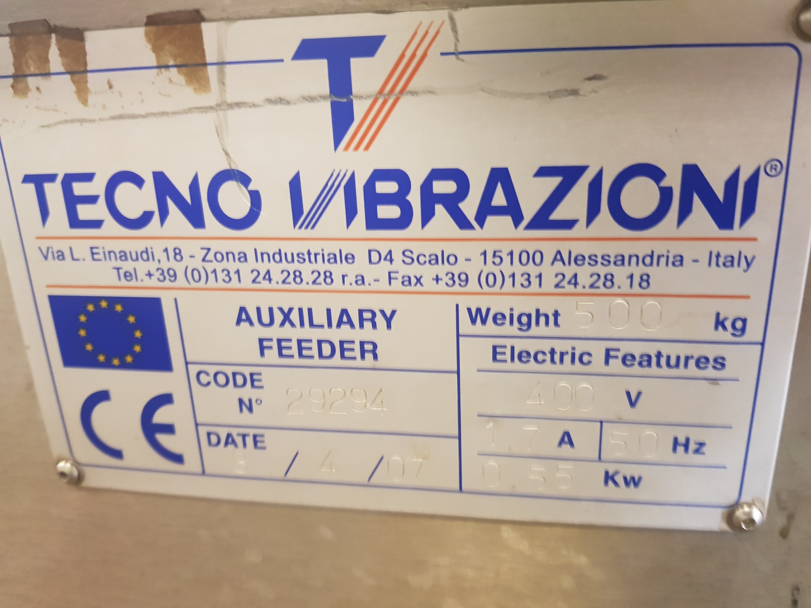 Tecno 29294 Hopper Feeder