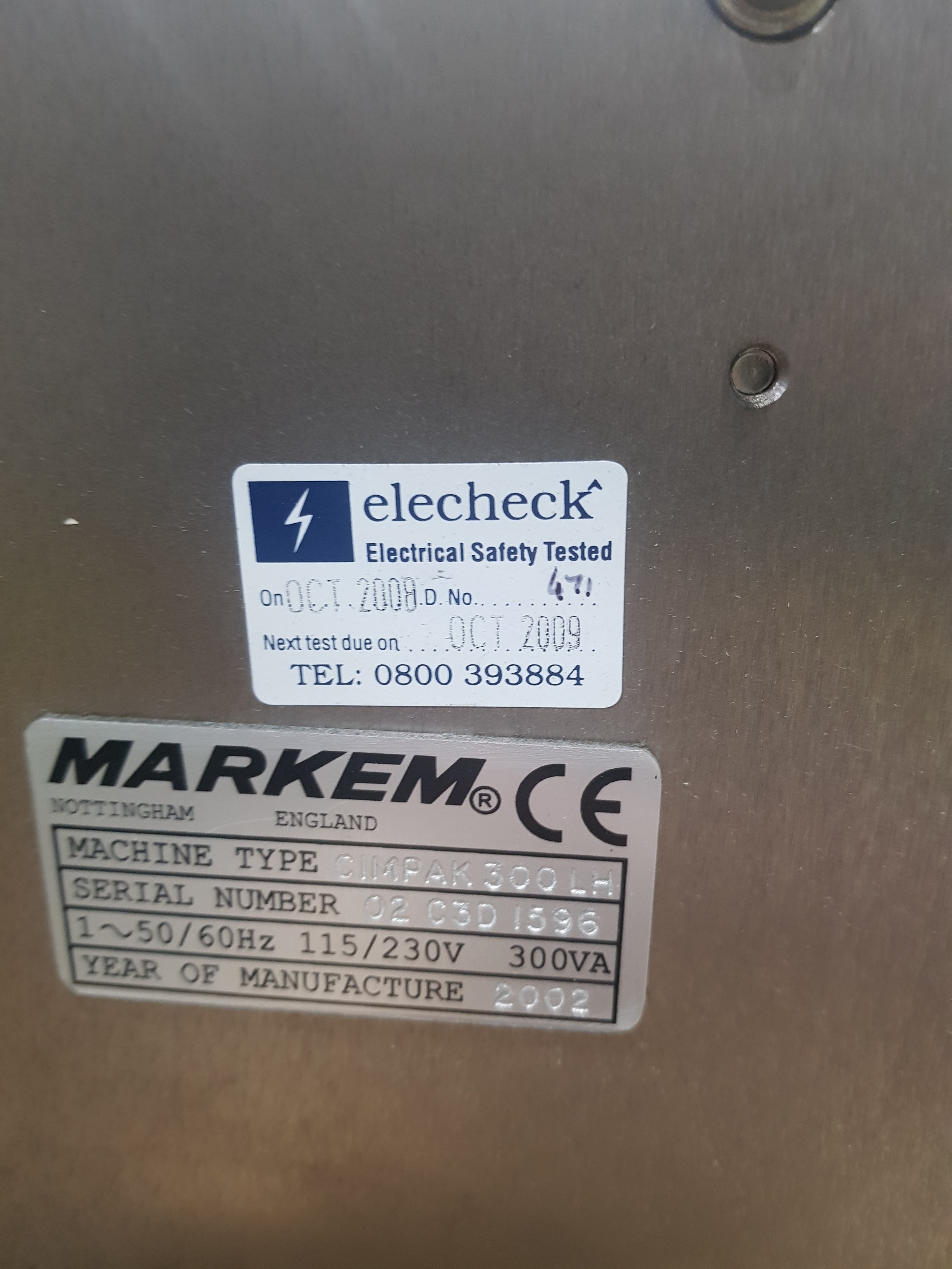 Markem  CIMPACK300LH  Palletiser printer