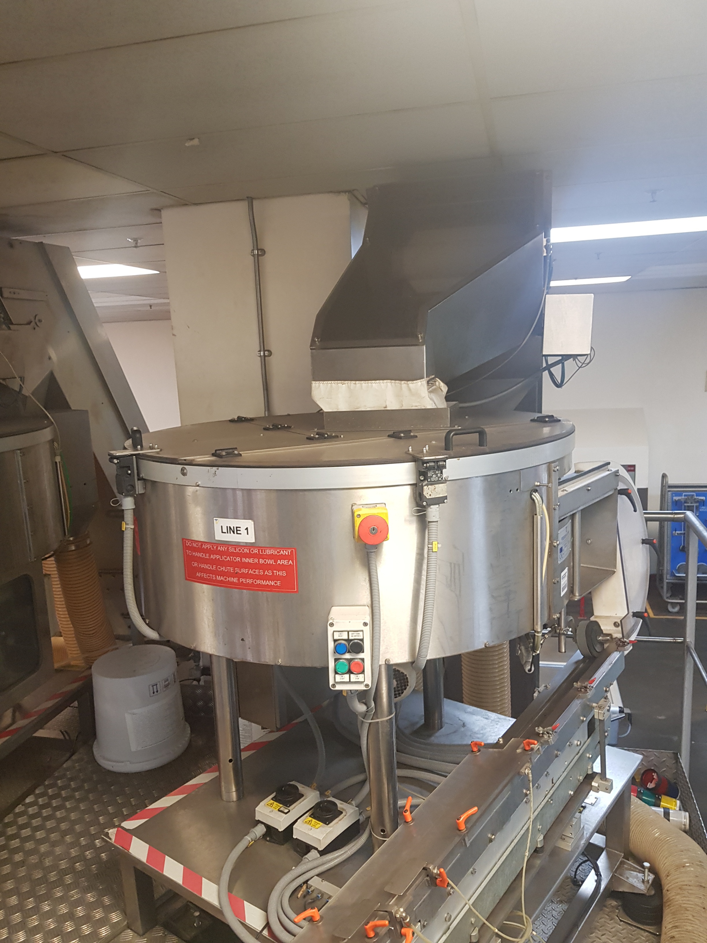 Mechanical Bowl Feeder Cap