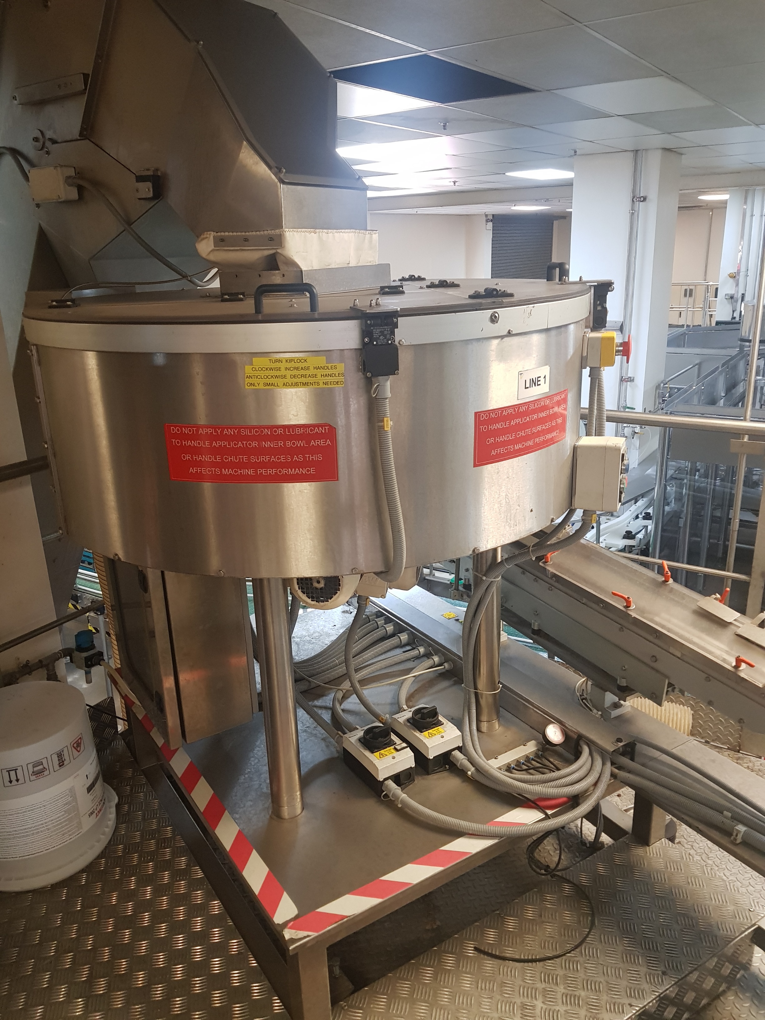 Mechanical Bowl Feeder Cap