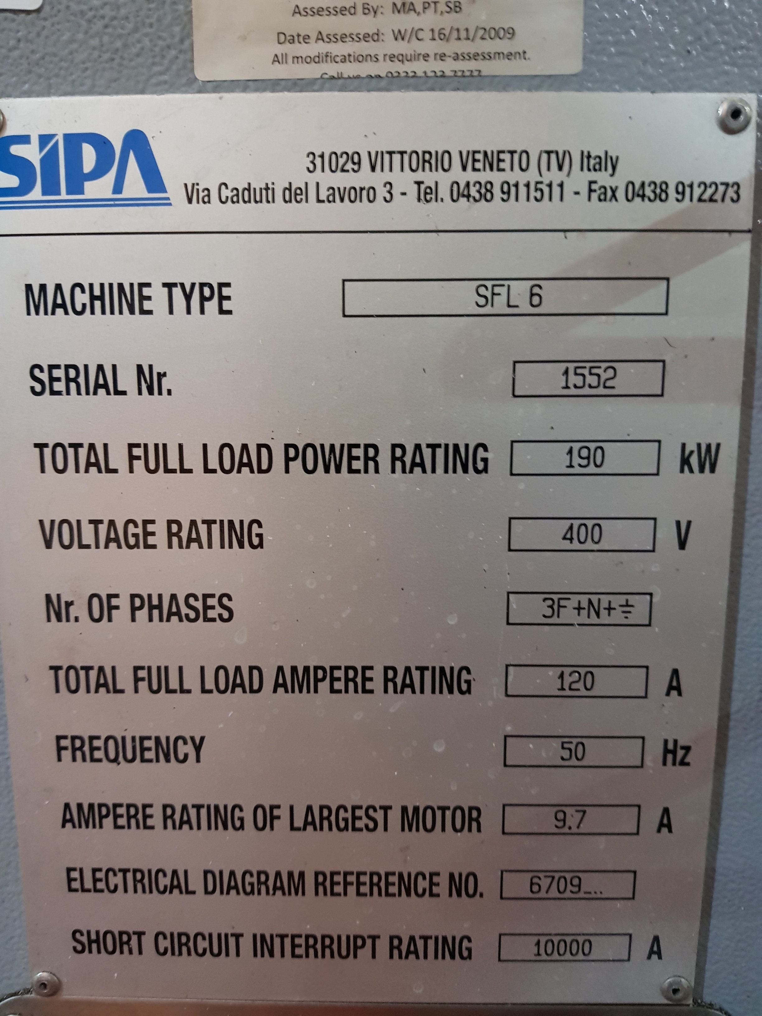 SIPA SFL6 PET Blow Moulder Linear Stretch Blow Moulder
