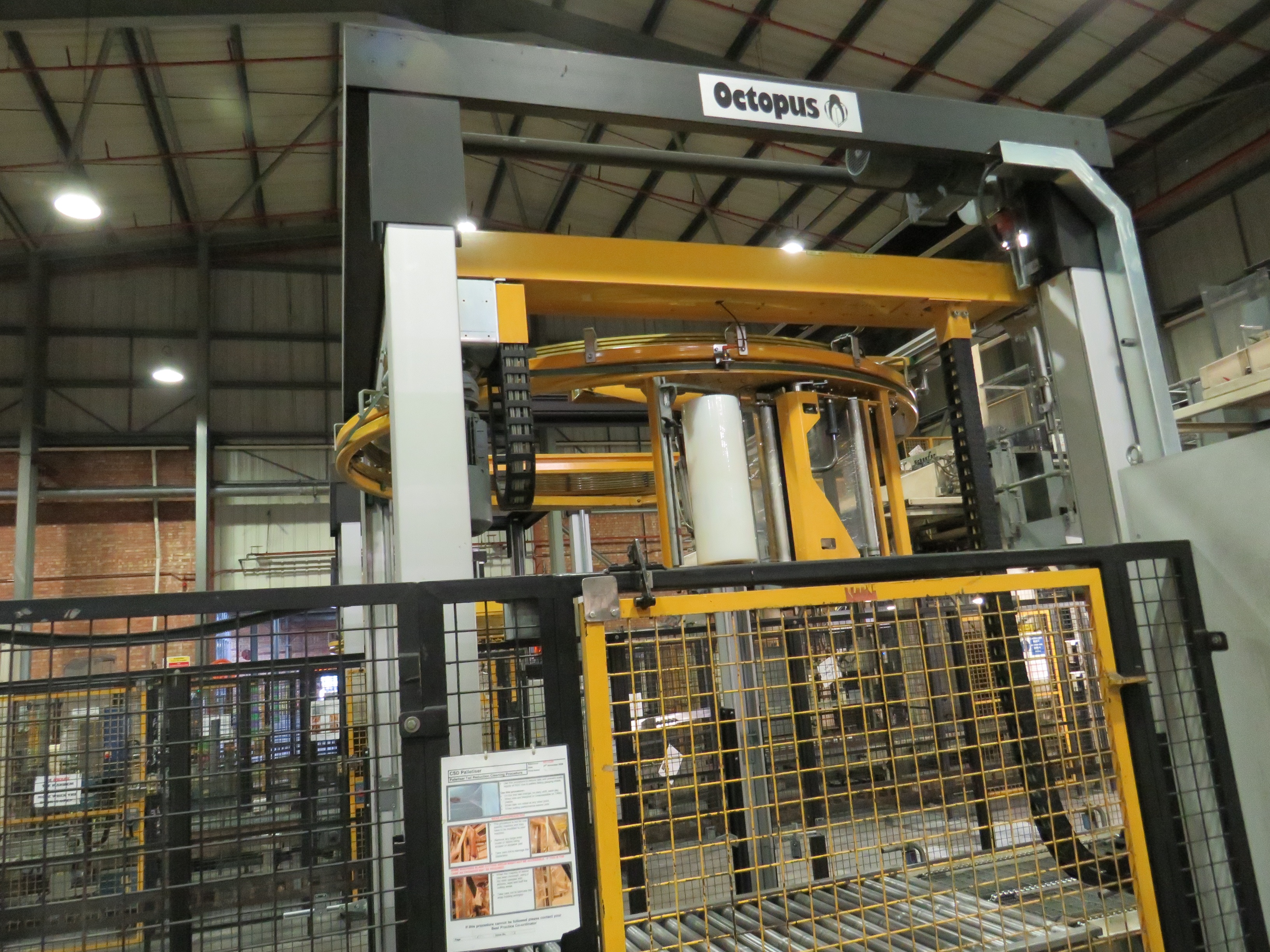 Mima 1800-B Octopus Rotary Stretch Wrapper