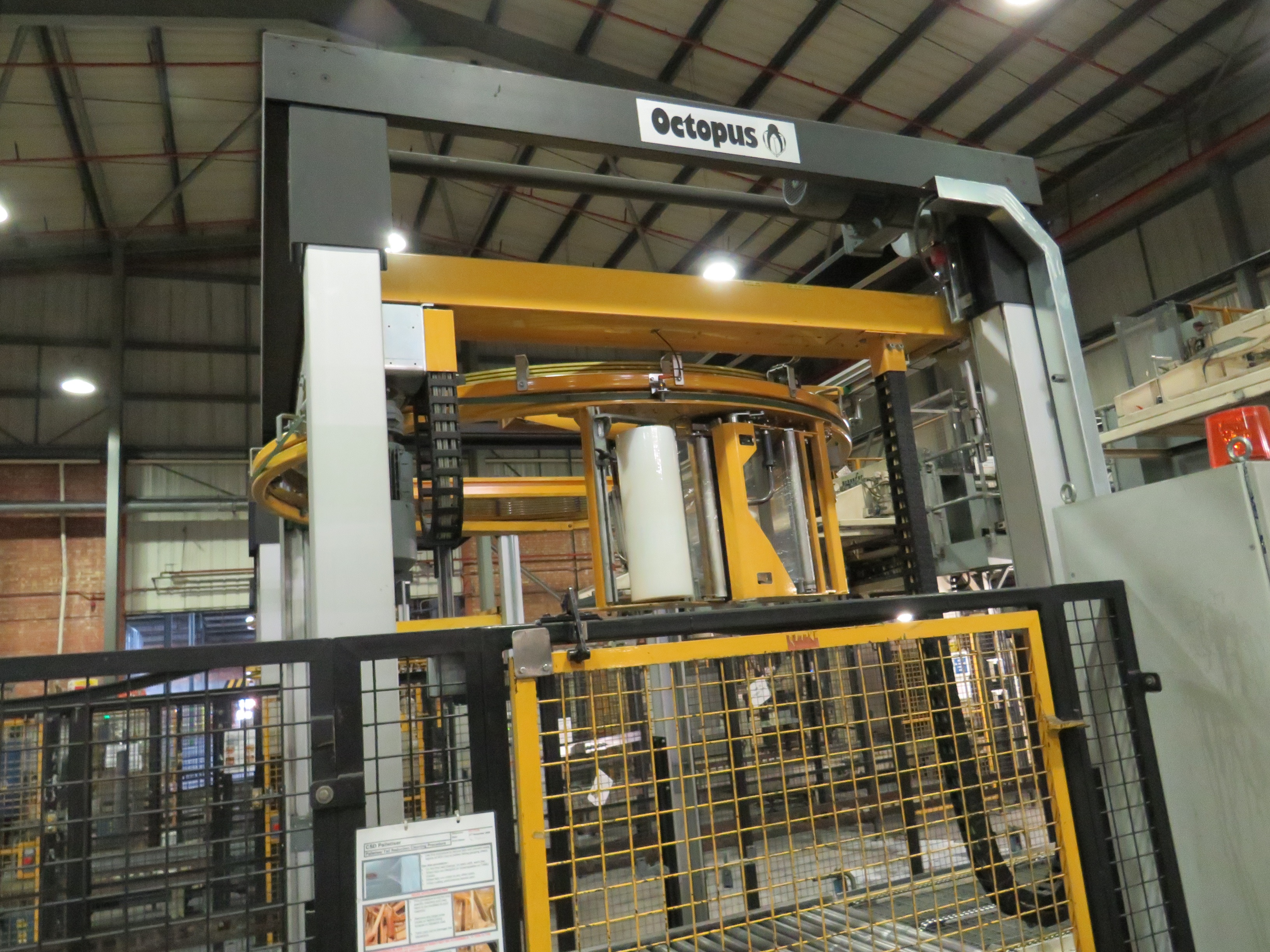 Mima 1800-B Octopus Rotary Stretch Wrapper