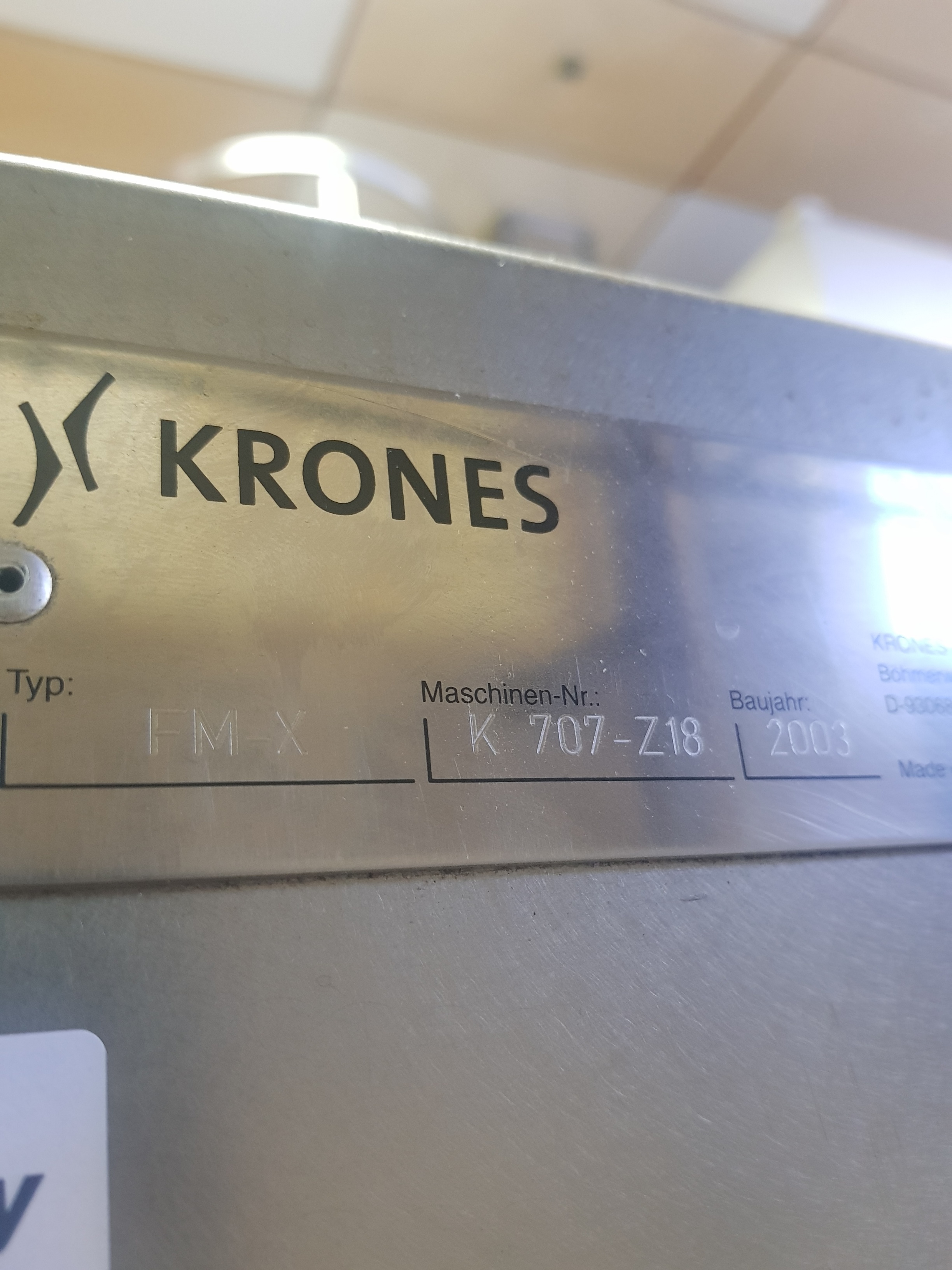 KRONES Checkmat FMX Inspection System