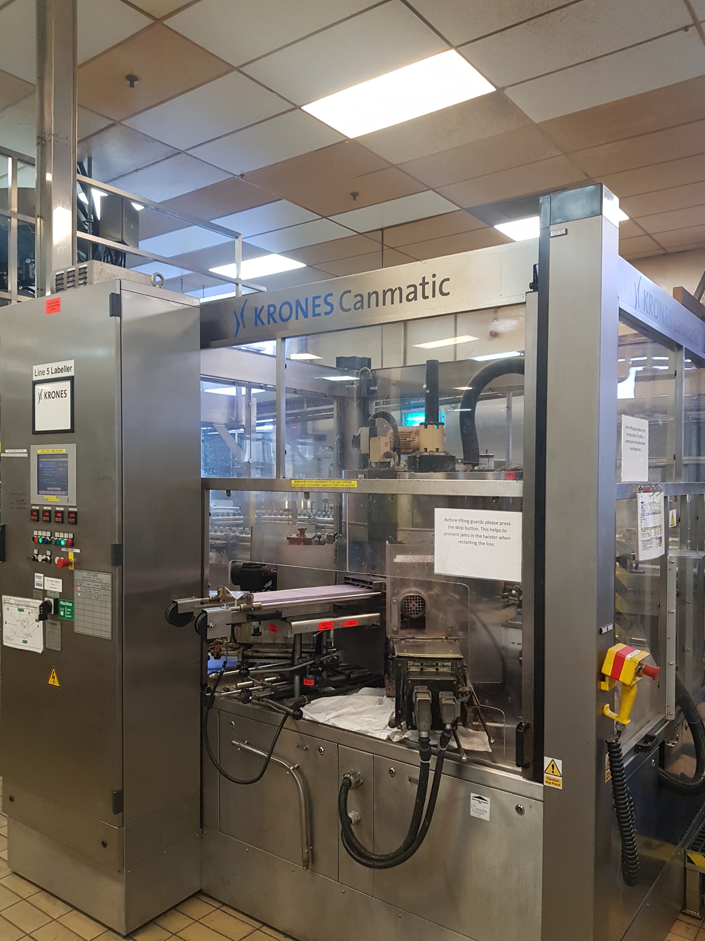 Krones Canmatic 720-21 Twin Station Labeller