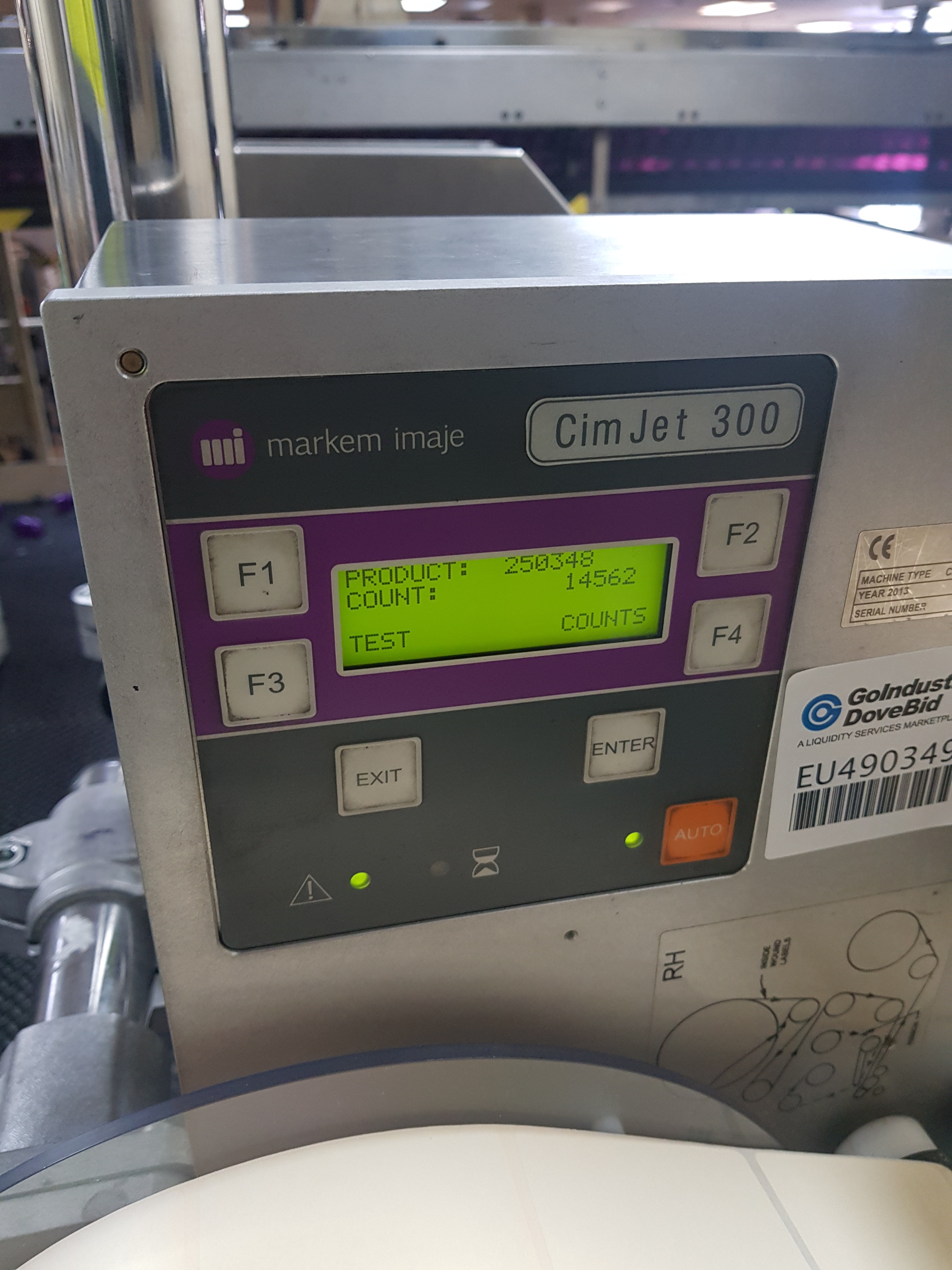Markem CimJet Series 300 Labeller