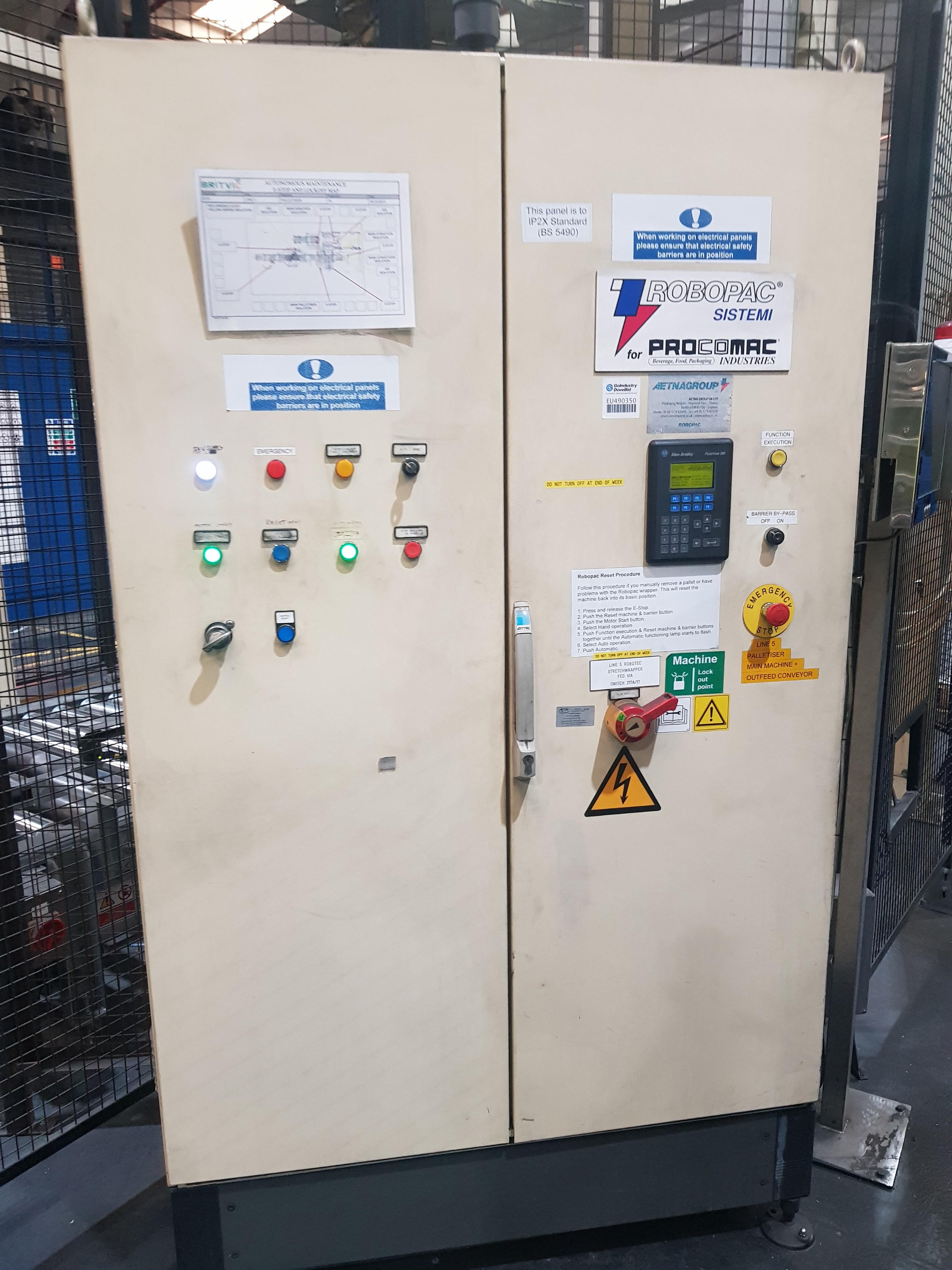 Procomac Robopac AG1L15 Palletiser / Wrapper