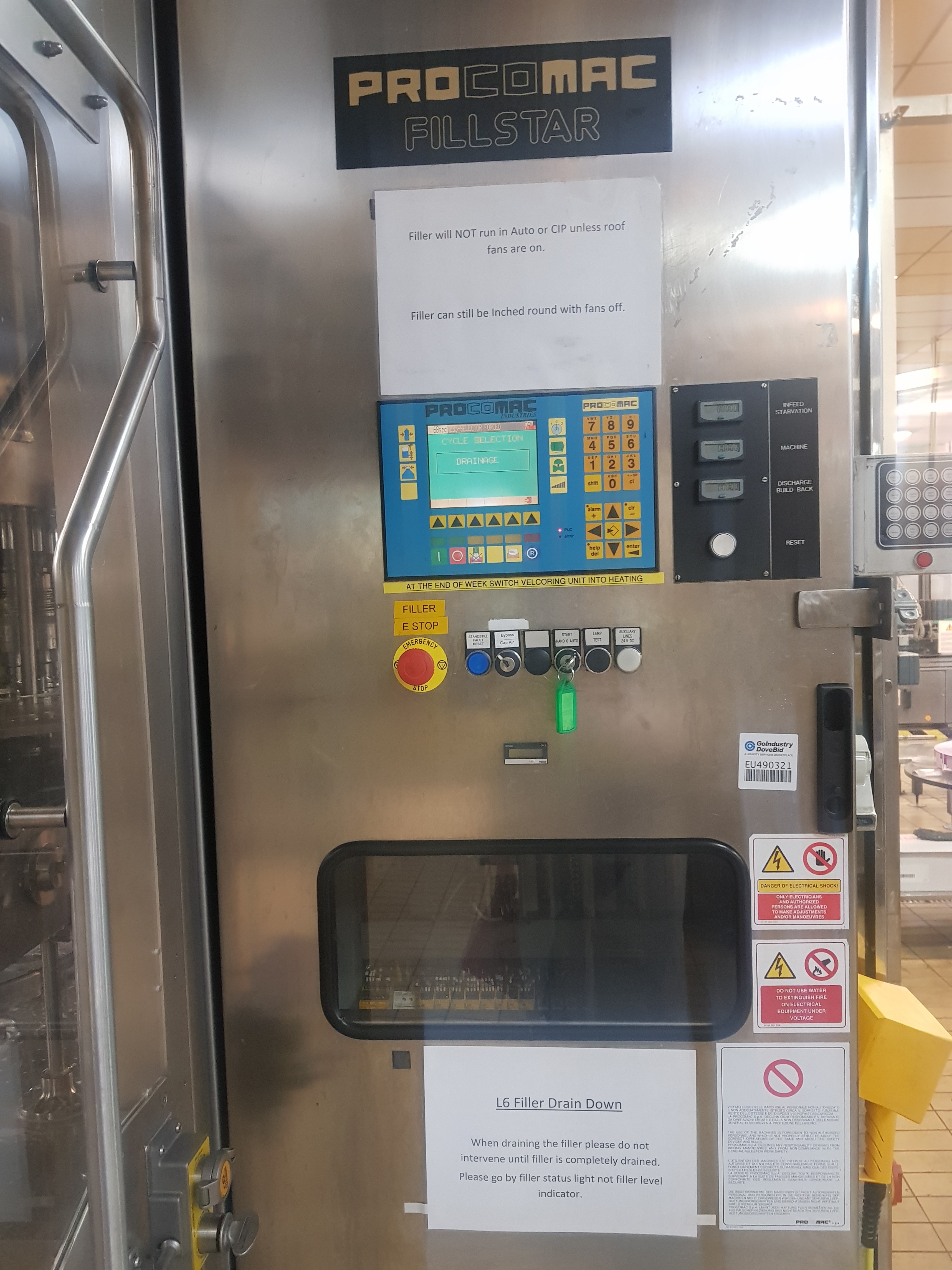 Procomac Fillstar Volumetric Filler / Capper