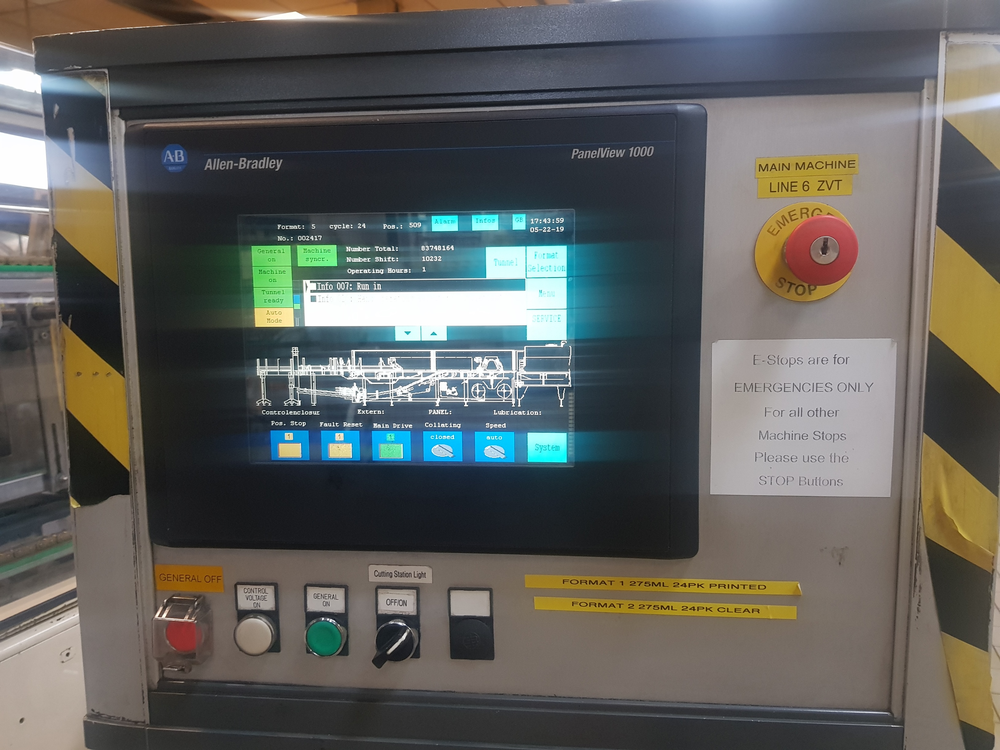 Kisters PSP-050-VC Tray Packer / Shrink Tunnel