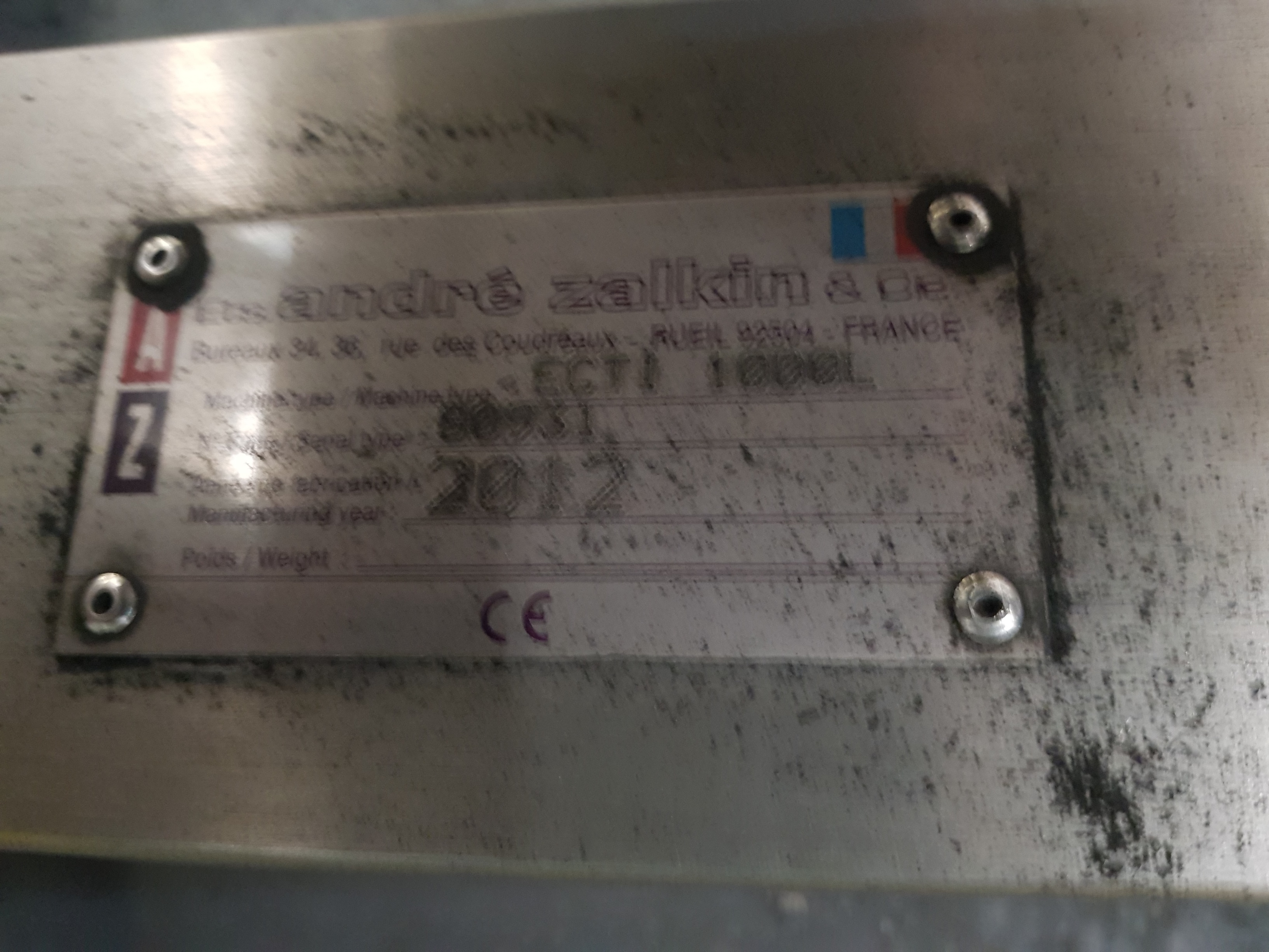 Zalkin ECT-1000L Elevator