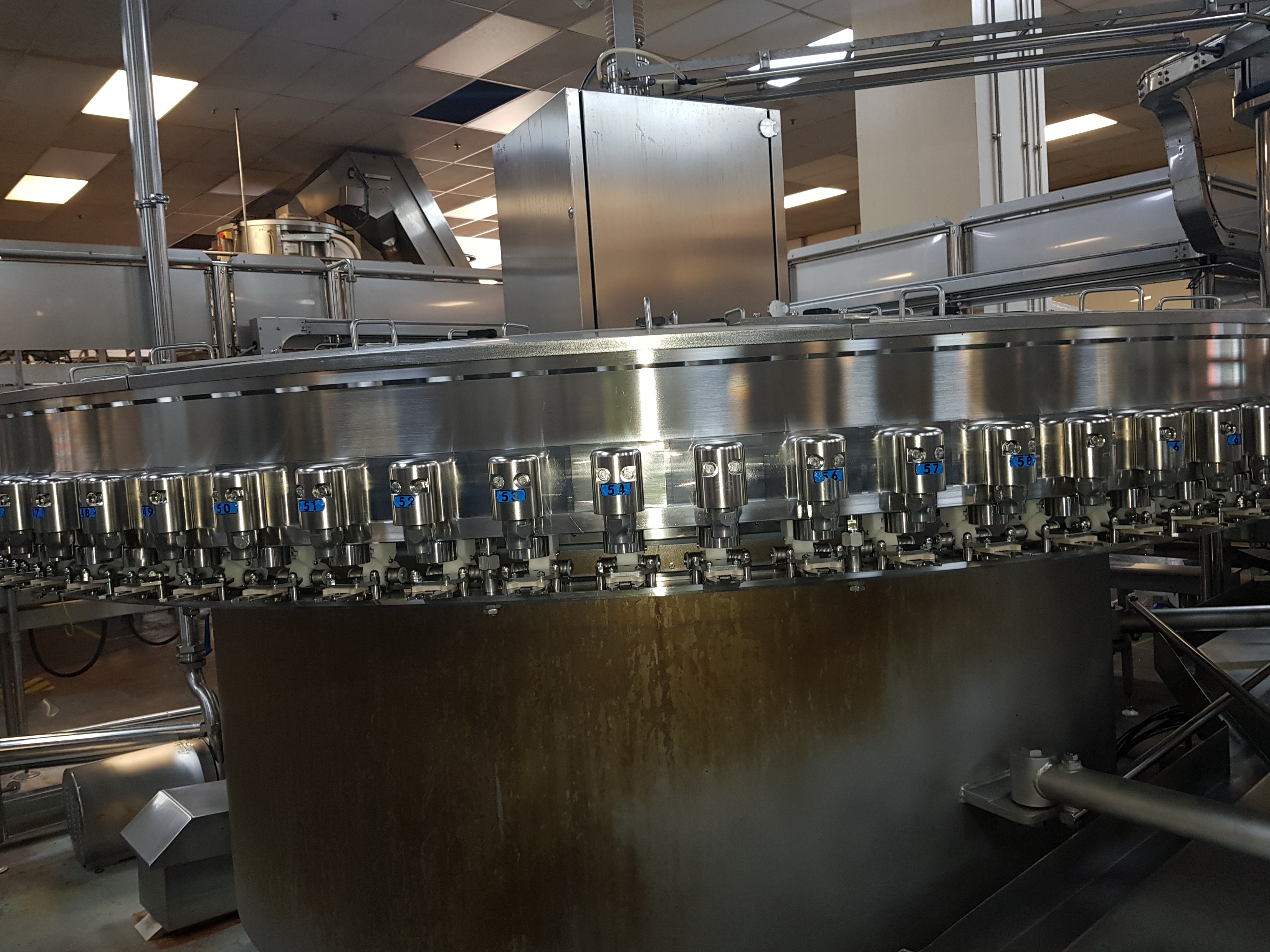 GEA Procomac Fillstar 80-Head Volumetric Filler and Rinser