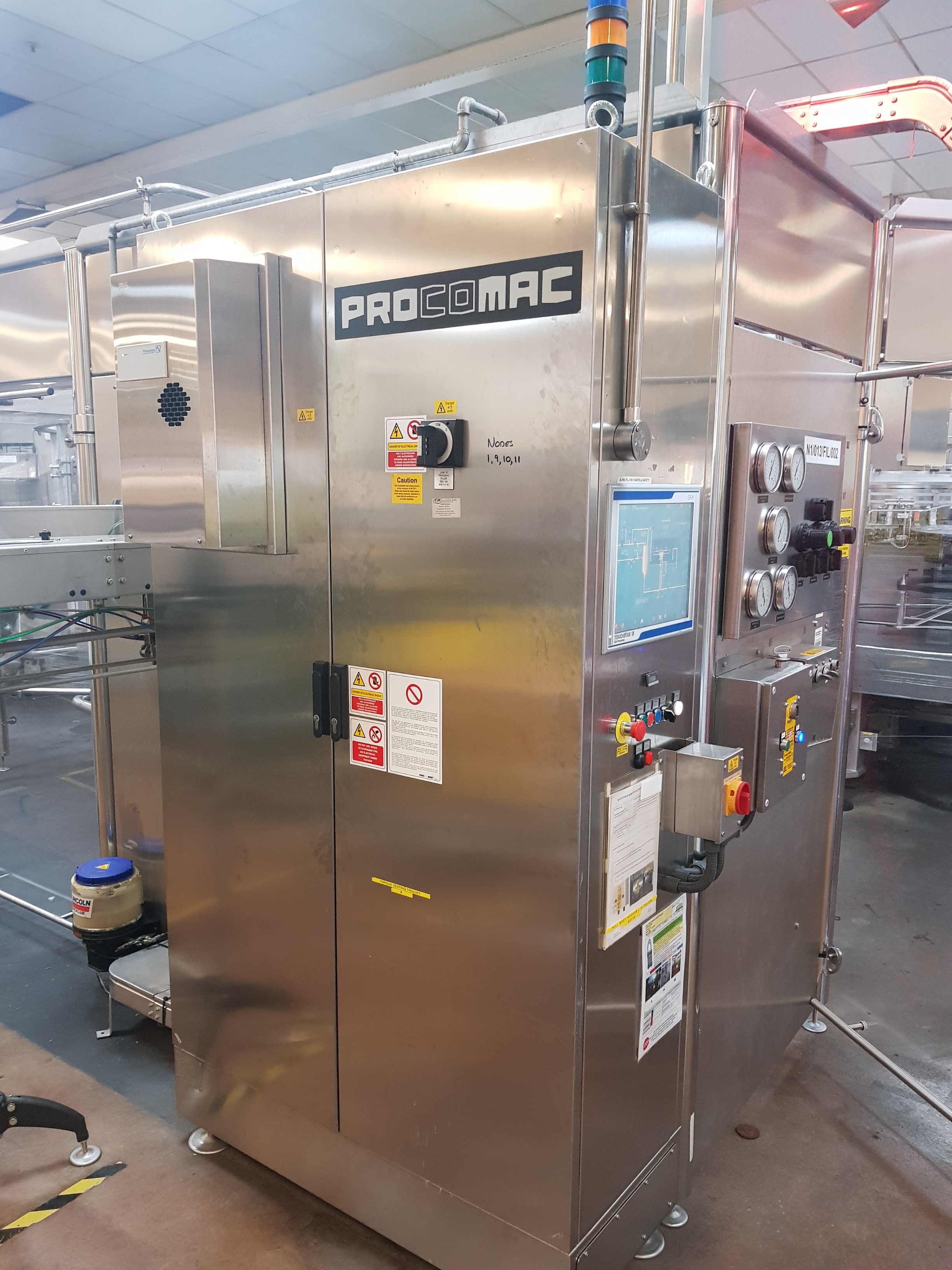 GEA Procomac Fillstar 80-Head Volumetric Filler and Rinser