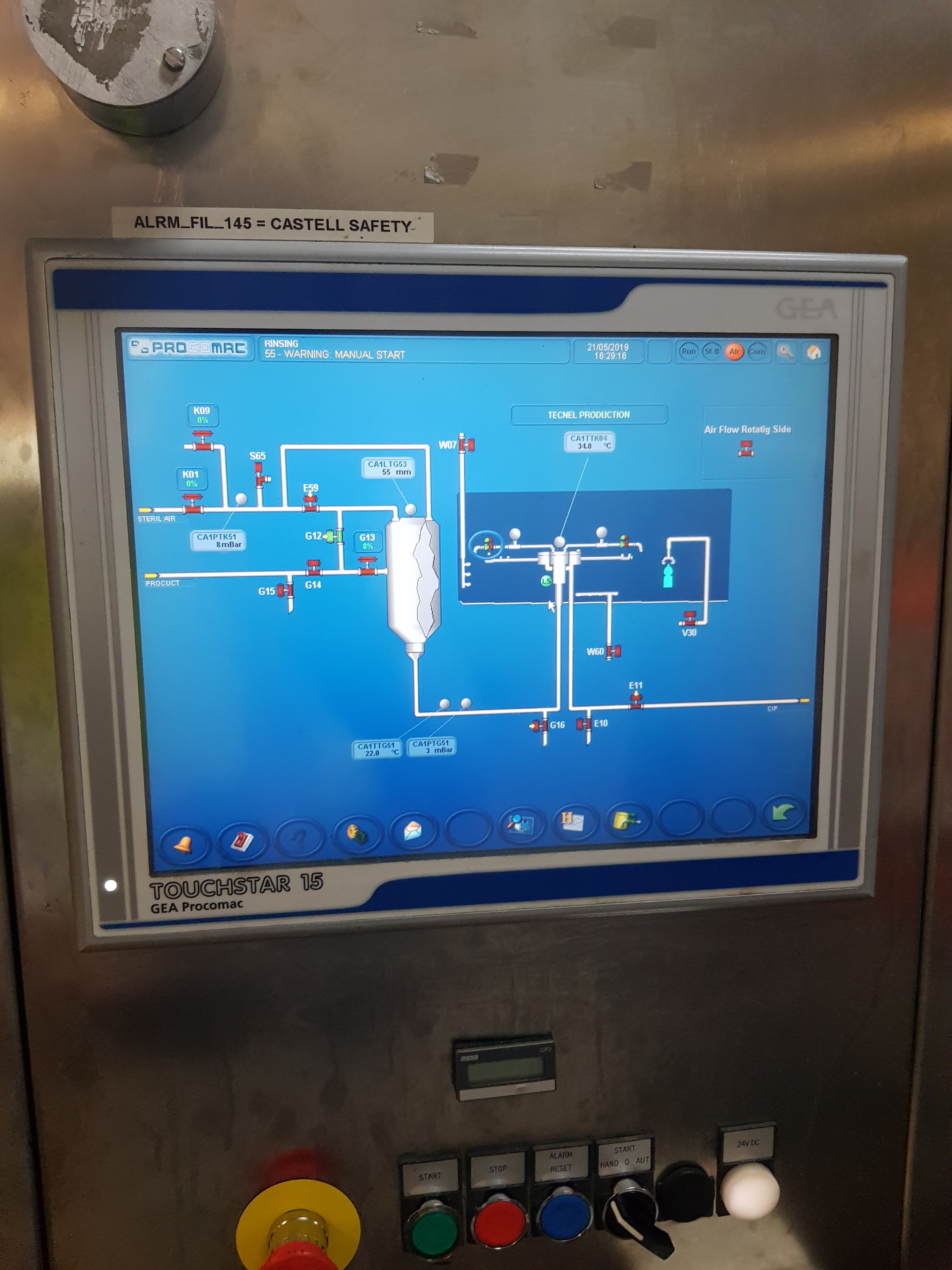 GEA Procomac Fillstar 80-Head Volumetric Filler and Rinser