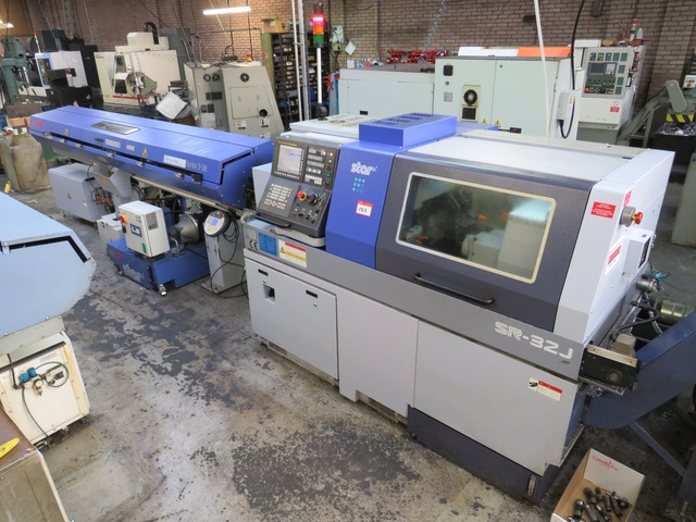 Star SR-32J CNC Sliding Head Stock Lathe