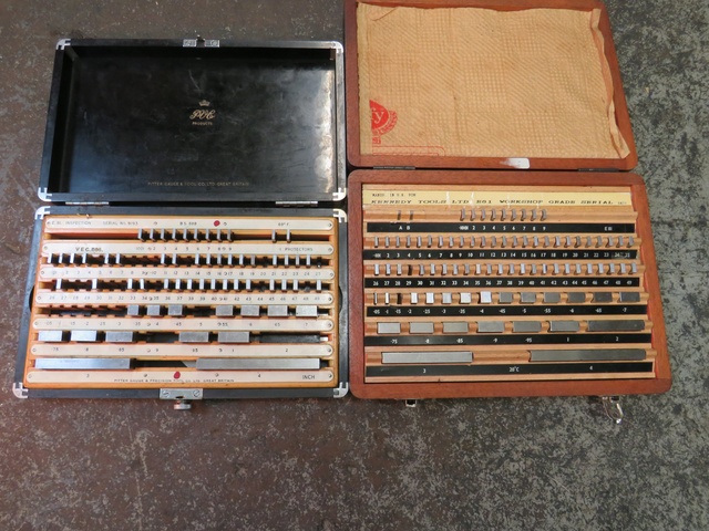 (2) Boxes of Slip Gauges (Incomplete)