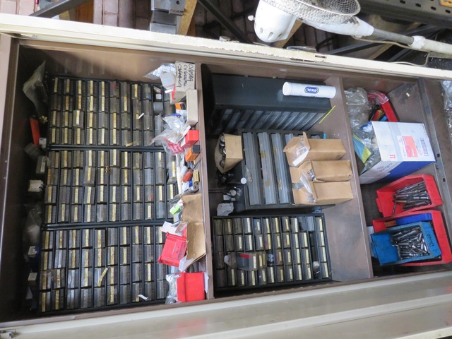 Cupboard with Large Qty of Drills