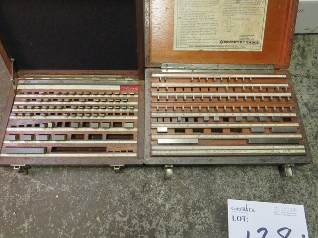 (2) Boxes of Slip Gauges (Incomplete)