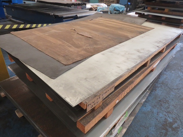 Qty Material Stock - Sheet Metal