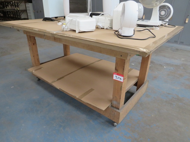 Mobile Wood Bench 2m x 1.2m