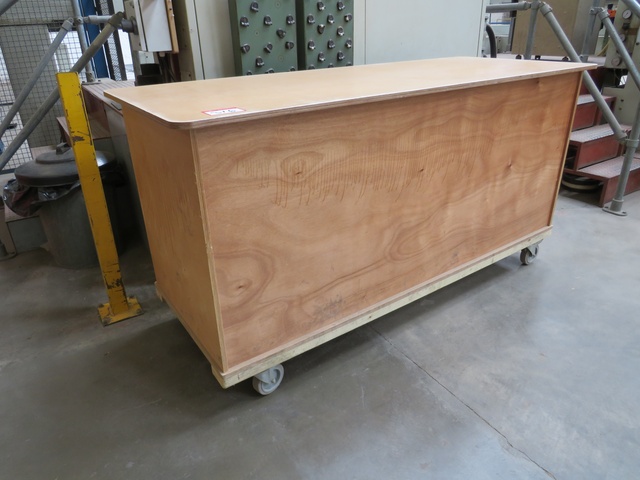 Mobile Wood Bench 2m x 800mm