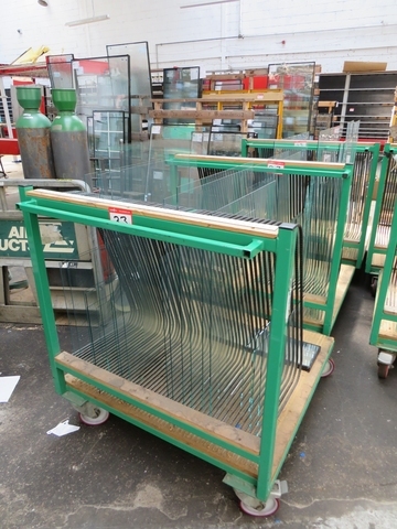 (3) Mobile Slot Trolleys, each Trolley 1.1m x 1050mm x 1.2m High