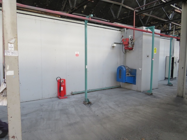 Gas Fired Tunnel Oven for Paint Booth, Working Area 1.6m x 450mm