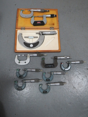 Qty of Metric Micrometers