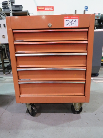 Mobile Tooling Trolley with 5-Drawers