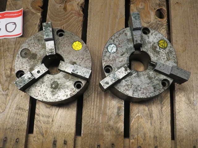 (2) x 61/2" 3 Jaw Chucks