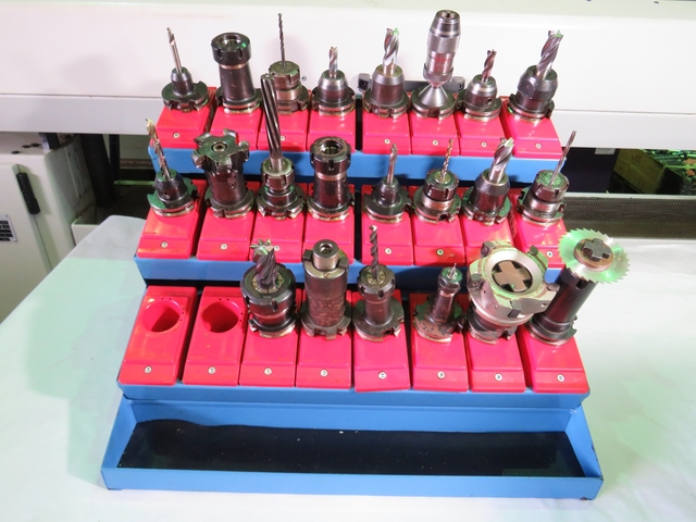 Qty of Cat40 Tooling with Rack