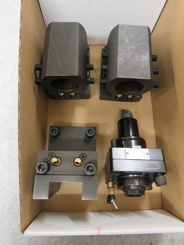 (3) Tool Holders and (1) Live Tooling