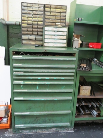 10 Drawer Cabinet with Qty of Honing Tools