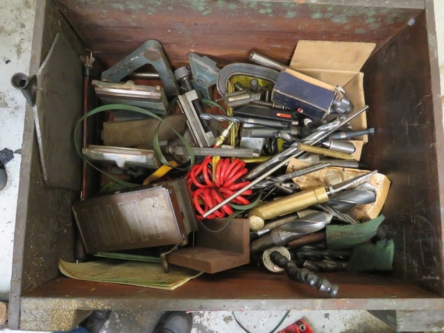 Qty of Drills, Centres, Magnetic Chuck,  Grinding Wheel Balancer