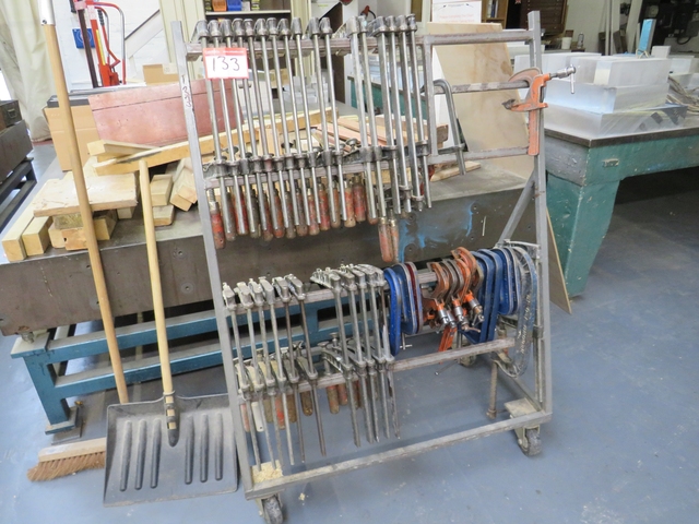 Mobile Trolley with Qty Clamps