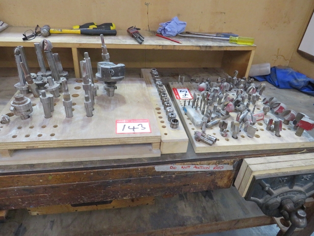 Qty ISO 30 Tooling, Collets and Counter Sinking Tooling