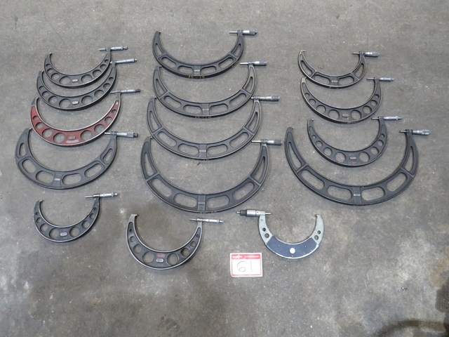 Qty of Outside Imperial Micrometers