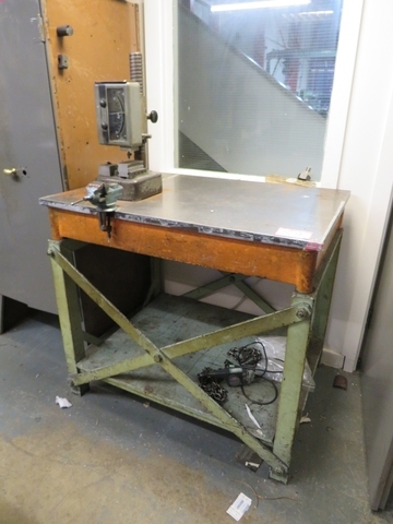 Steel Table 42” x 30” with Sigma Comparator Gauge