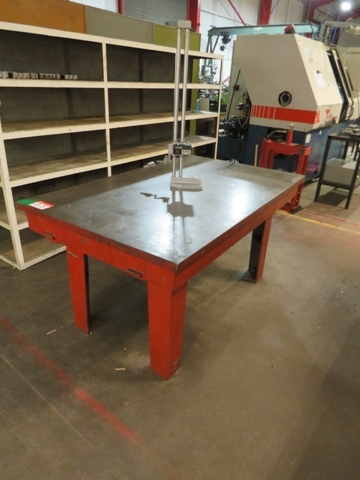 Steel Table 5ft x 3ft with Mitutoyo Height Gauge