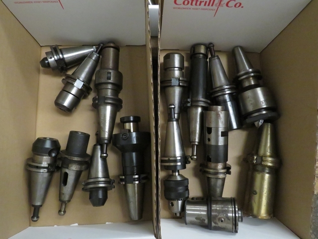 (4) Boxes of CAT40 Tooling