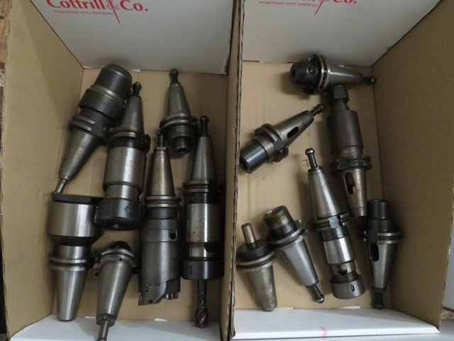 (4) Boxes of CAT40 Tooling