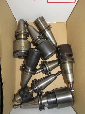 (4) Boxes of CAT40 Tooling