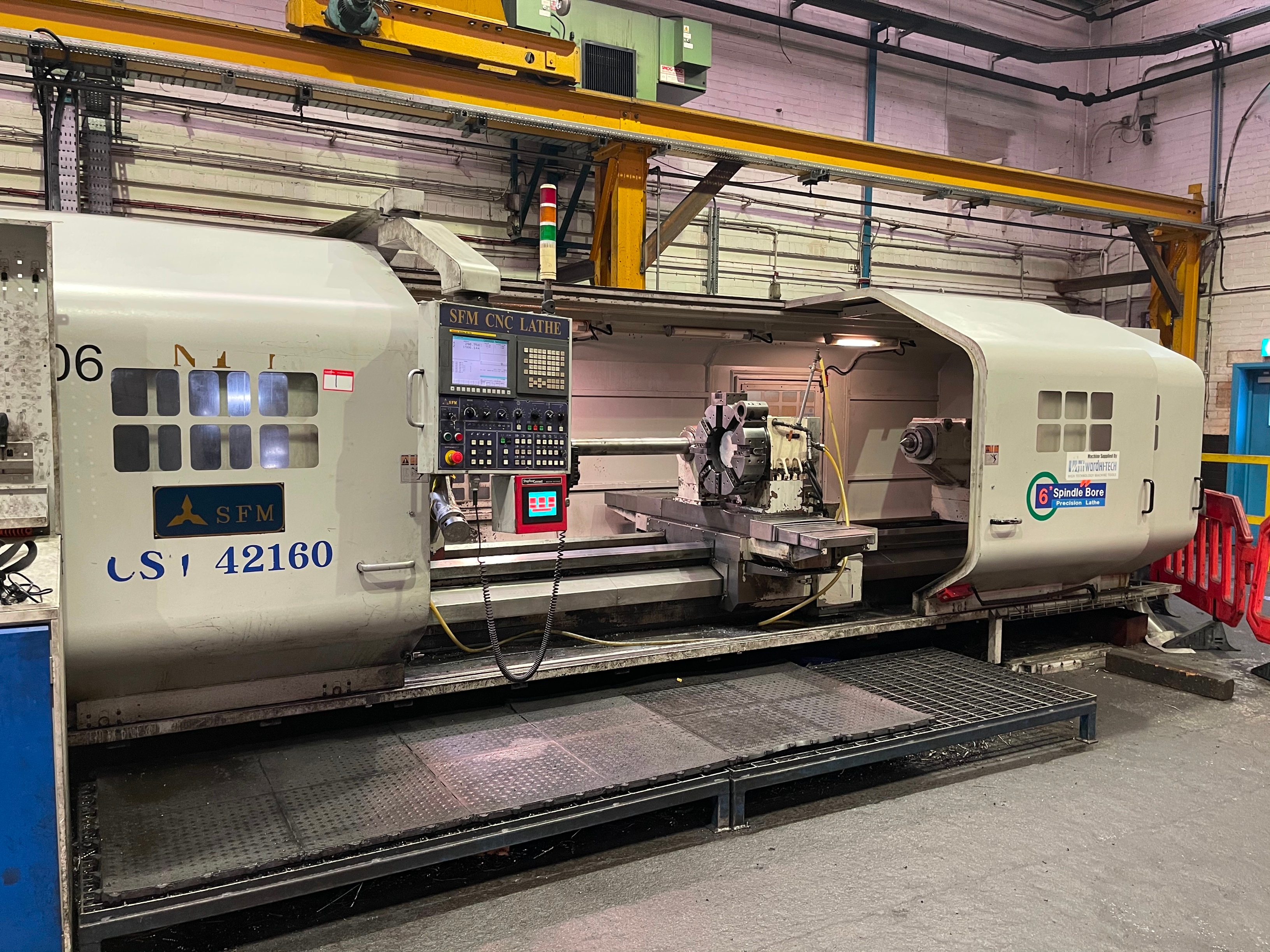 Sun Firm Machinery (SFM) CST 42160 Heavy Duty Long Bed CNC Lathe (2011)