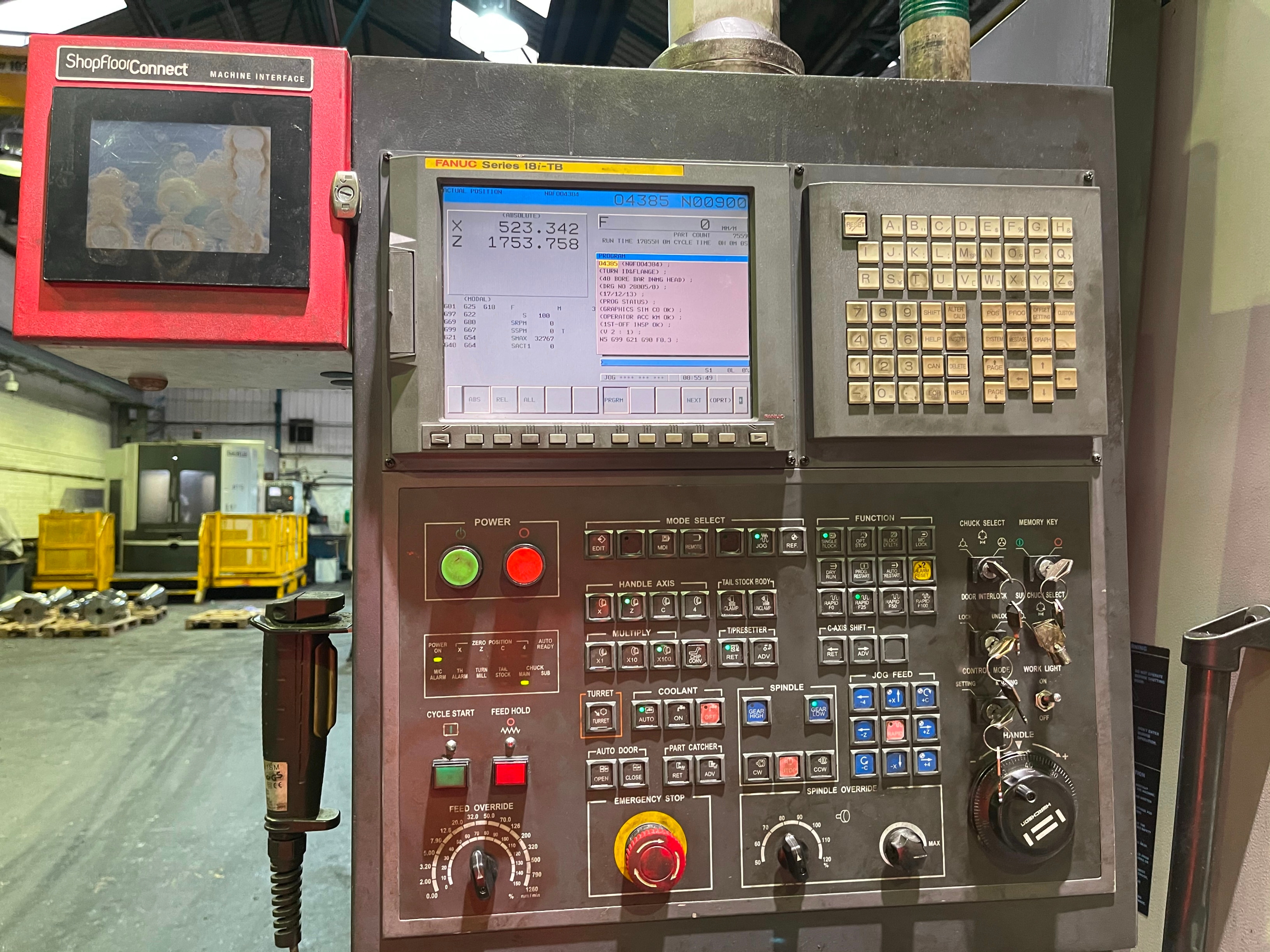 Hwacheon Hitech 550 BL CNC Lathe (2008)