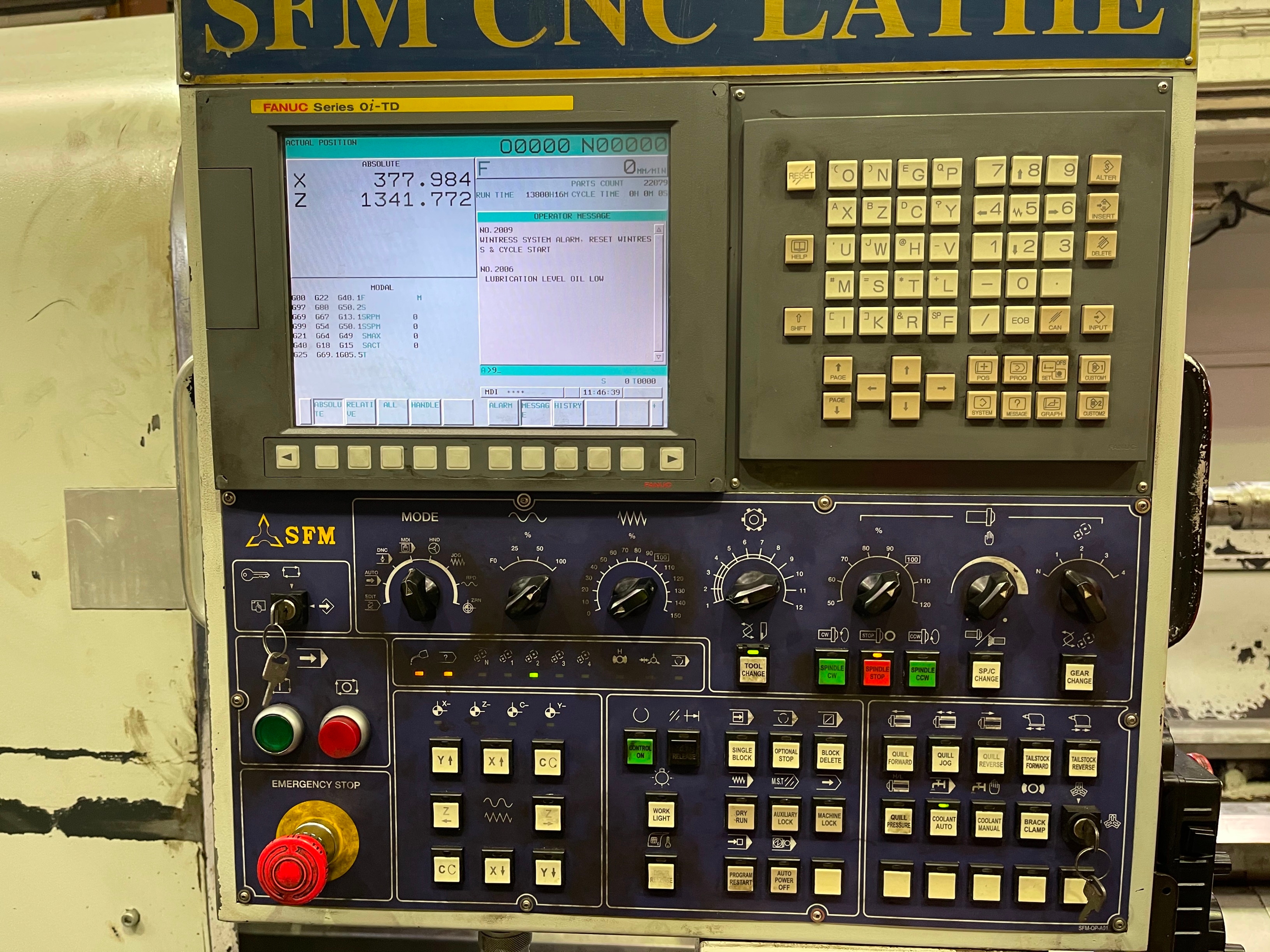 Sun Firm Machinery (SFM) CST 42160 Heavy Duty Long Bed CNC Lathe (2011)