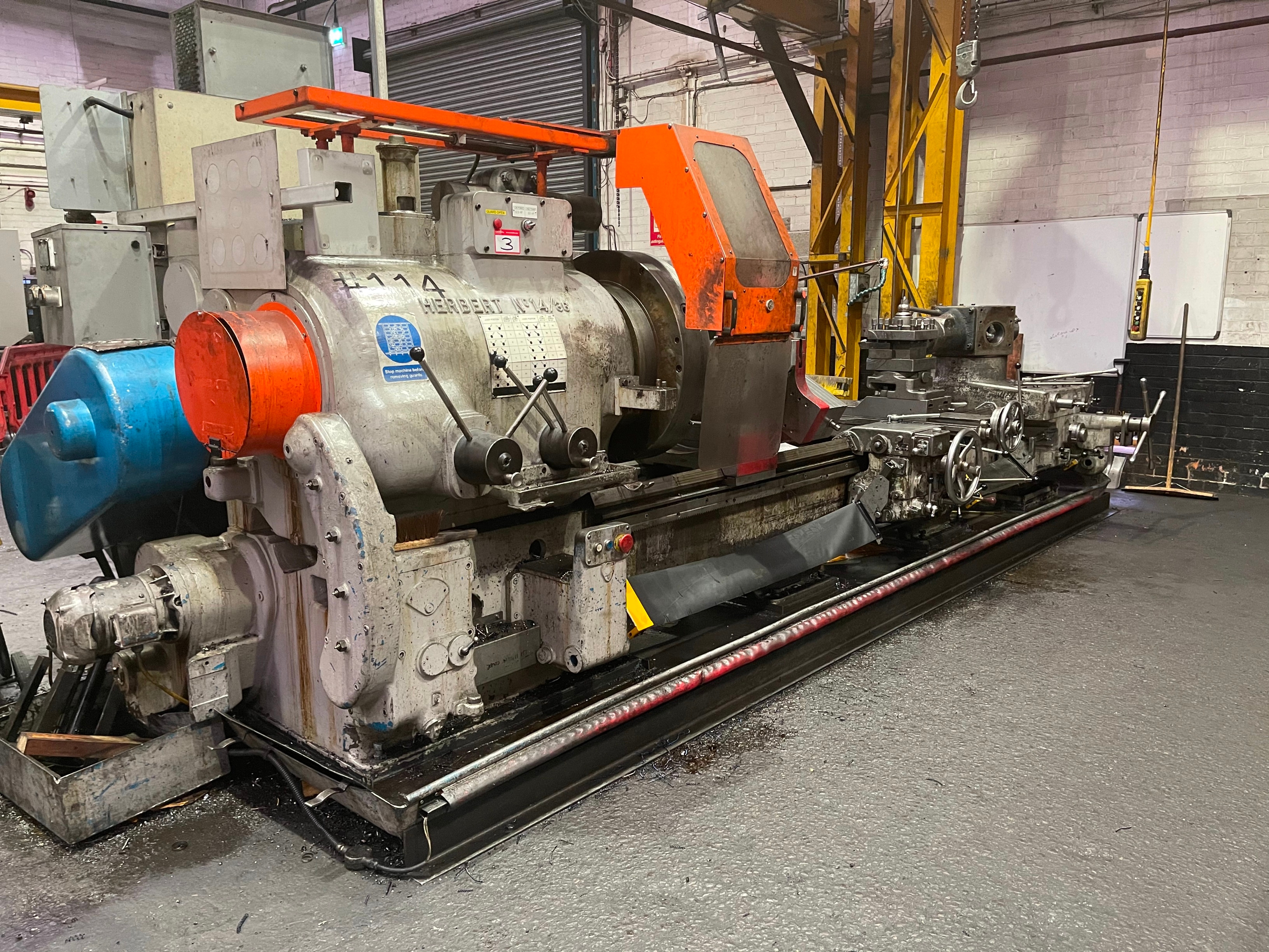 Herbert 14/36 Long Bed Turret Lathe