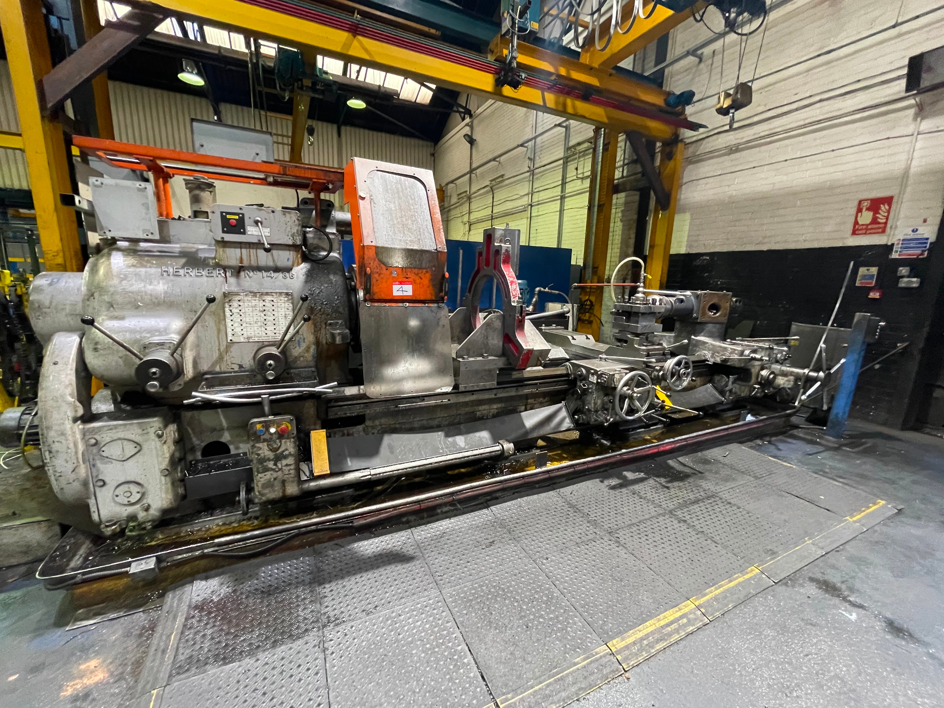 Herbert 14/36 Long Bed Turret Lathe