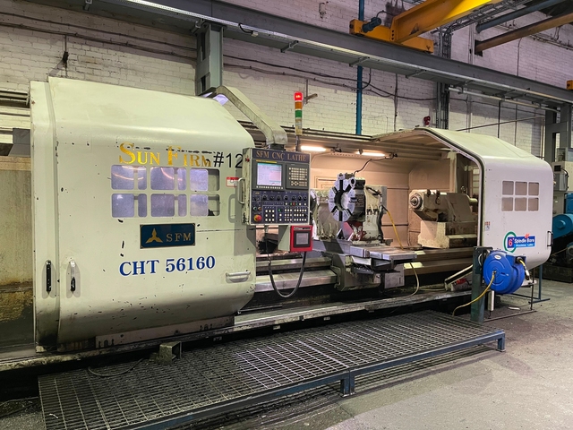 Sun Firm Machinery (SFM) CHT 56160 Heavy Duty Long Bed CNC Lathe (2011)