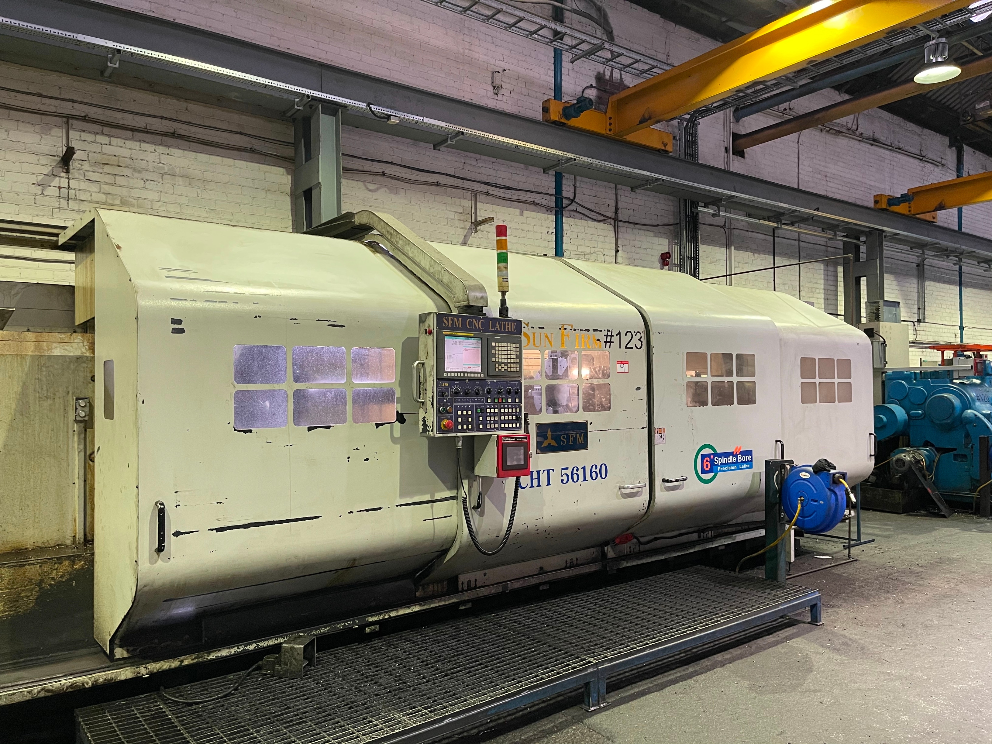 Sun Firm Machinery (SFM) CHT 56160 Heavy Duty Long Bed CNC Lathe (2011)