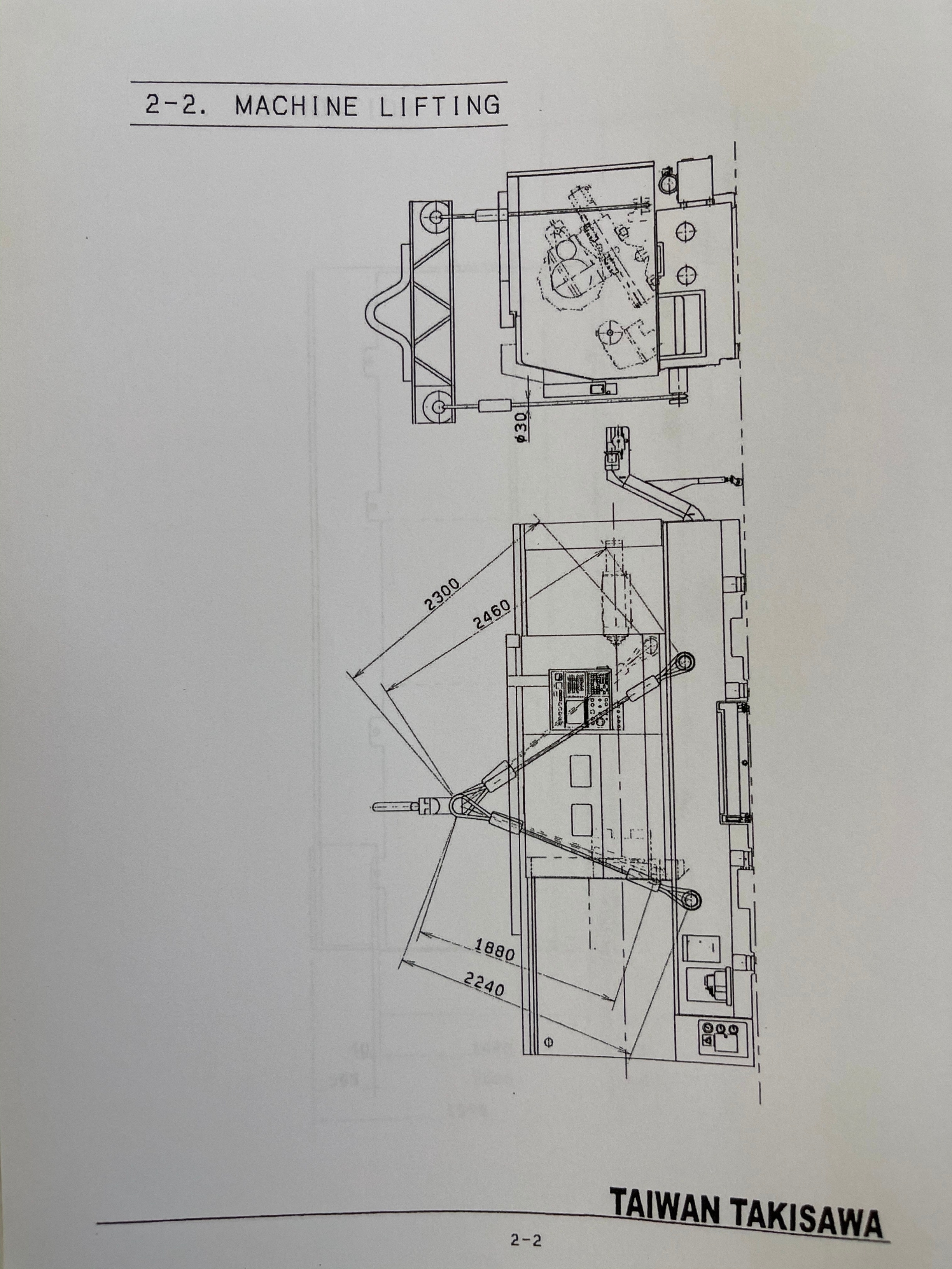 Taiwan Takisawa EX122 CNC Slant Bed Lathe (2008)