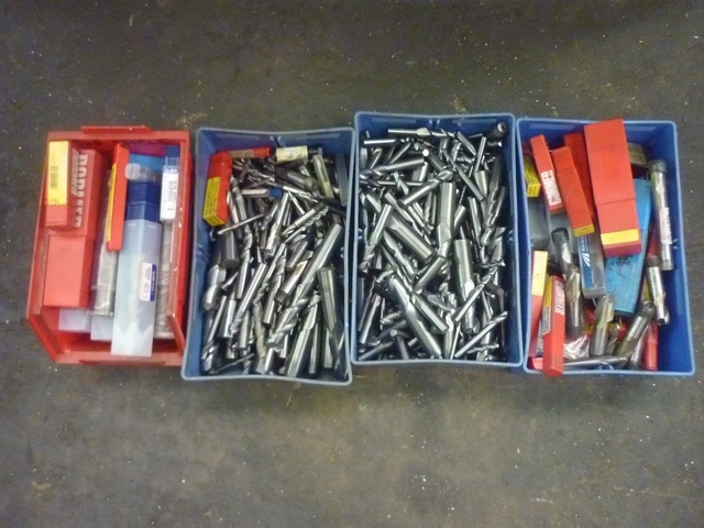 (4) x Boxes of End Mills & Slot Drills